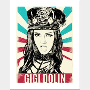 Vintage Gigi Dolin Wrestling Posters and Art